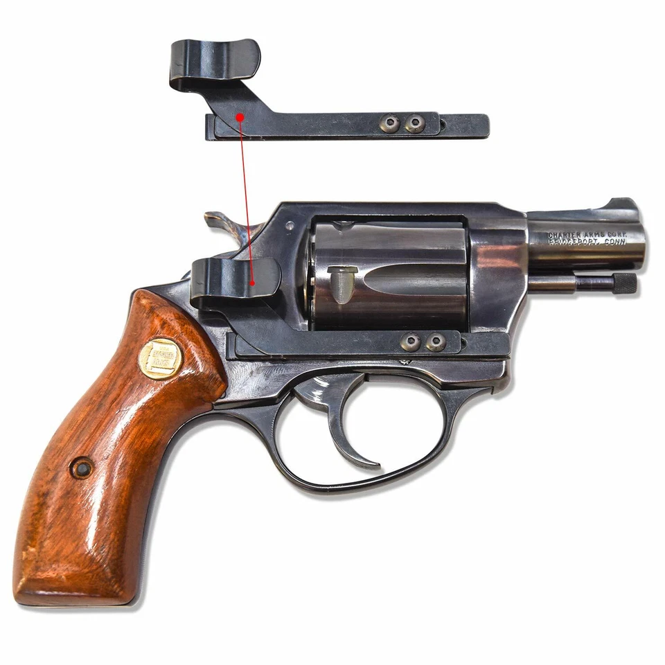 Tactical Concealed Carry Gun Clip Holster Right Hand Universal Fit All Revolvers - Image 2 of 4