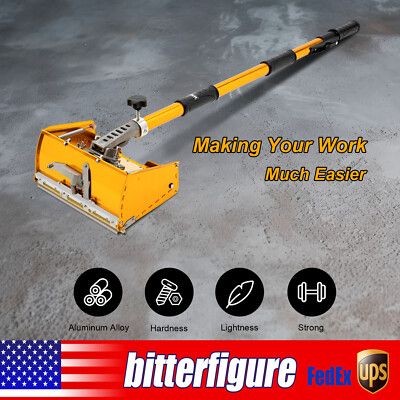 #ad 10quot; Drywall Taping Tools Flat Finishing Box Set w Extendable Handle $137.76