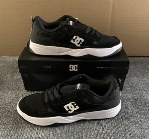 Entrenador De Skate Dc Para hombre Penza Gamuza Tenis Zapatos Negro Talla  10 | eBay