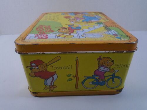 Berenstain Bears 1983 - lonchera de metal (mira) - Imagen 3 de 9