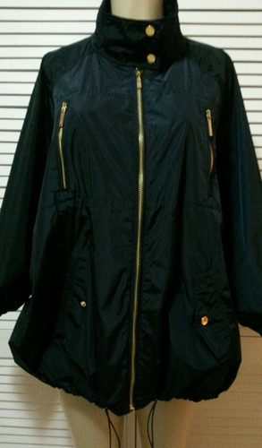 NEW! MICHAEL Michael Kors New Navy Dolman Anorak Jacket Size Small* - Picture 6 of 8