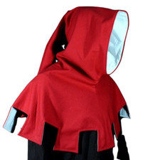 Medieval Cotton Hood Cap SCA LARP Costume Hood Reenactment Armor