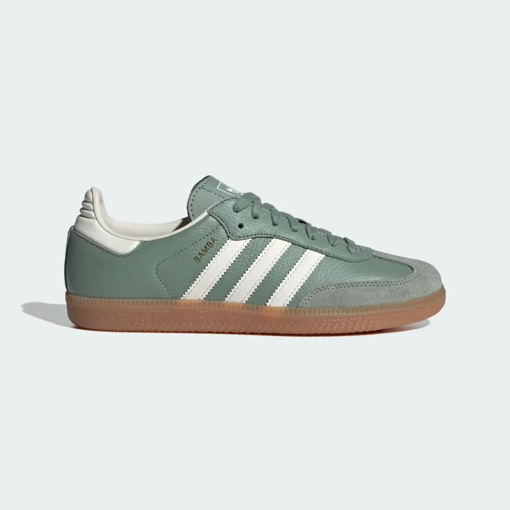 adidas gazelle silver green womens Women's Adidas Samba OG Silver Green IE7011  Sneaker Junkies