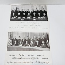 Astronaut Group Class Photos Black  White 8" X 10" NASA Press Photograph 1960's