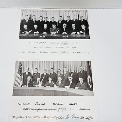 Astronaut Group Class Photos Black & White 8'' X 10'' NASA Press Photograph 1960's