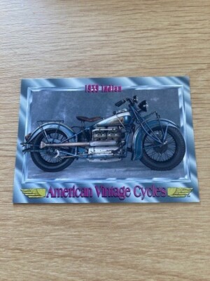 American Vintage Cycles Collector Card -S1 -Card 93 - 1939 Indian