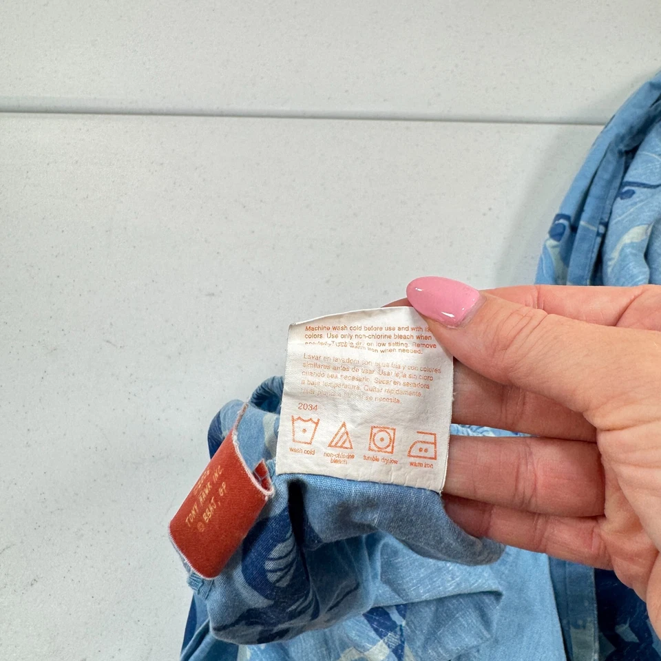 Tony Hawk Franco Sábana Ajustable Azul Completo Mezcla Algodón Skateboarding Foto 4 de 4