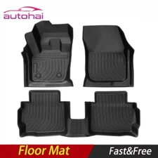 Car Floor Mats Cargo Liners for 2013-16 Ford Fusion All-Weather TPE Rubber
