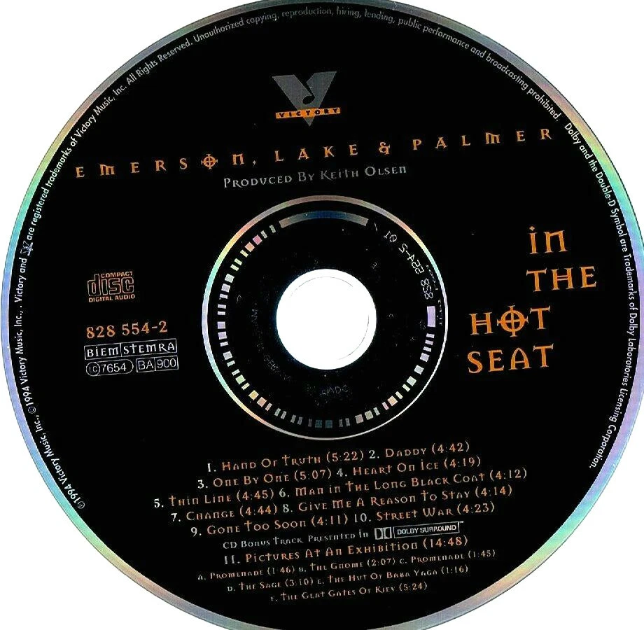 Emerson Lake & Palmer In the hot seat CD Victory 1994 + 6 Bonus Tracks sehr gut - Bild 2 von 4