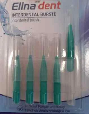 3 Packungen mit je 5 Stück Elina dent Interdental Bürste