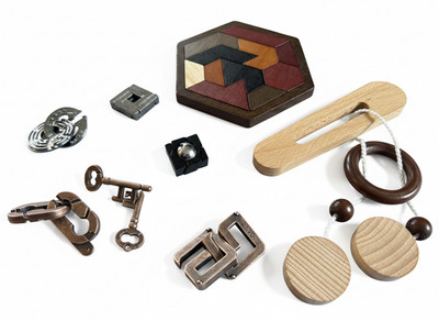 DIE Geschenkidee ! Logik Tüftel Spiel IQ Puzzle auch für Erwachsene Geduldspiel