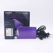 Excellent  FUJIFILM FinePix Z110 Compact Digital Camera Purple w/ accessories