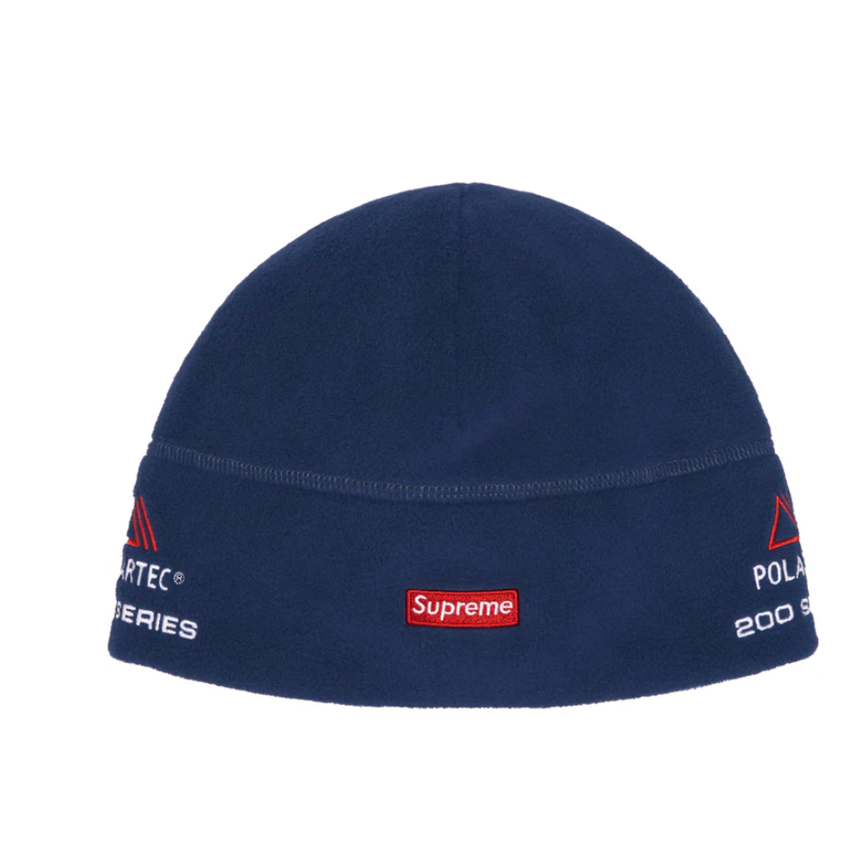 SUPREME FW25 POLARTEC SPORT BEANIE BLACK NAVY GREY PINK TREE CAMO
