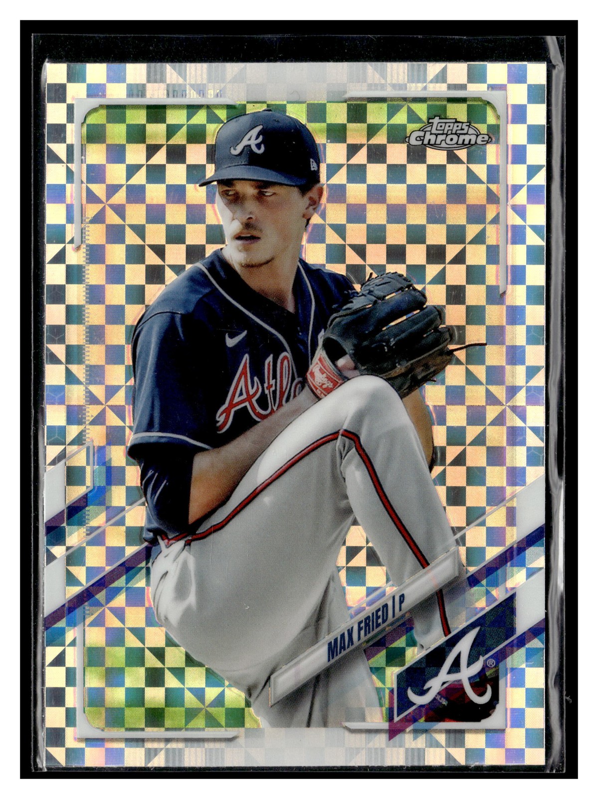 2021 Topps Chrome #110 Max Fried X-Fractor