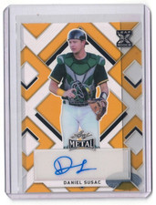 2022 Leaf Metal YELLOW PROOF RC AUTO Daniel Susac! Rookie! Autograph! One of 1/1