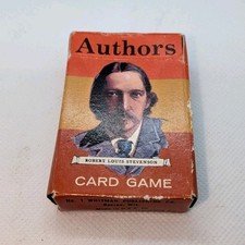Whitman Vintage Authors Card Game Boxed For Ages 4-7 Years  8-11 Years