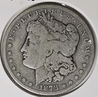 1878 CC US Morgan Silver Dollar $1 VG