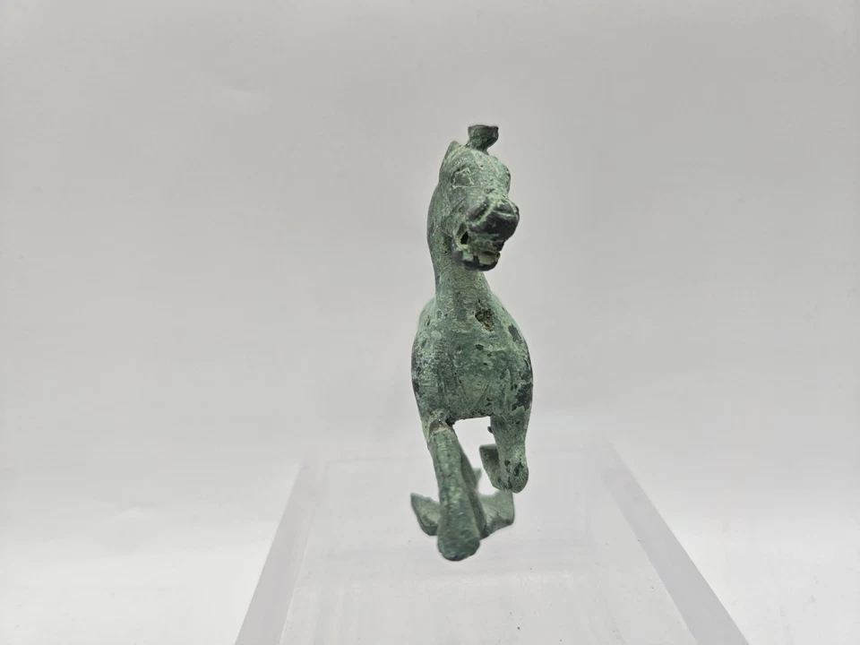 De Colección Hierro "El Caballo Volador de Gansu" Pisando Golondrina Dinastía Han 4" Largo Foto 3 de 4