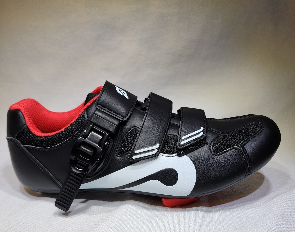 Peloton Cycling Shoes Women Size 42 Black Red w/ Cleats Bicycle