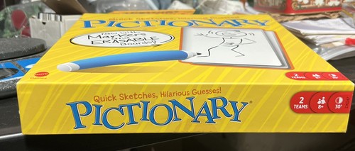 Gioco da Tavolo Pictionary (SIGILLATO) Gioco da Disegno per Bambini, Adulti -w-Dry Cancella 8+ Nuovo - Foto 5 di 6