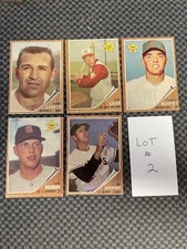 1962 Topps Baseball Lot of 5 different Players Various Grades, Lot #2