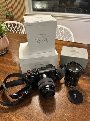 Fujifilm GFX 50R + Lenses & Accessories - Mint | eBay