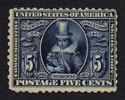 CKStamps: US Stamps Collection Scott#330 5c Mint HR OG Small Thin
