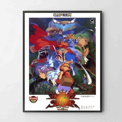 Poster Vampire Savior Capcom Arcade Lord of Vampire Glossy Unframed Poster A0795