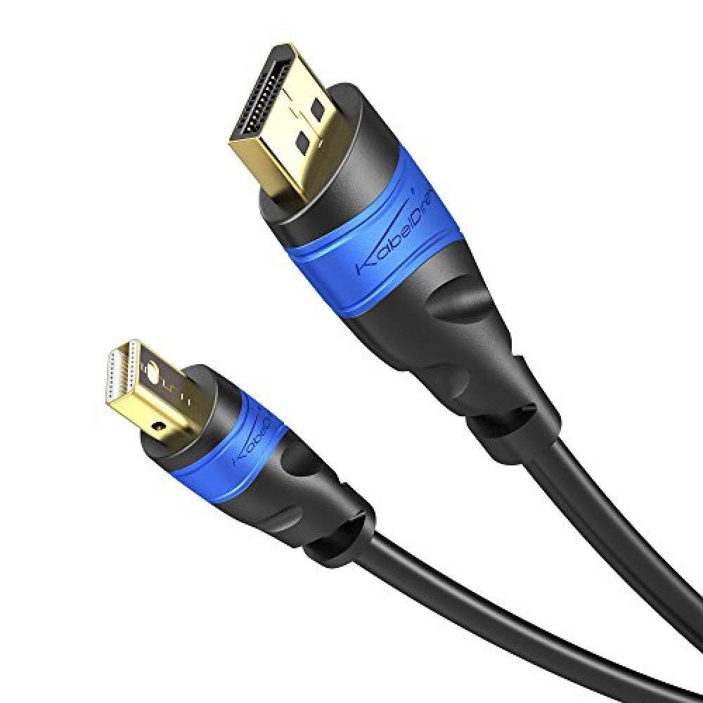(TG. 2m) KabelDirekt 2m Cavo Mini DisplayPort su DisplayPort, (Versione 1.2, 4K