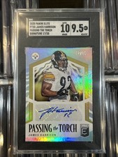 2020 Panini Elite James Harrison Passing The Torch Auto /35 SP SGC 9.5 Steelers
