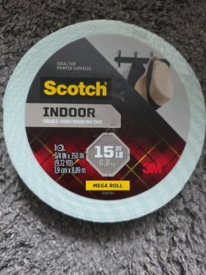Scotch Foam Mounting Double-Sided Tape 3/4'' Wide x 350'' 