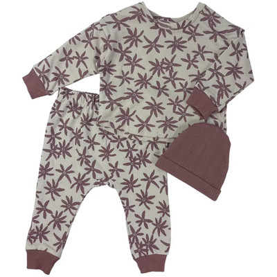 Studio 3 Girls' 3-Piece   Set, With Hat Size 0/3 3/6 6/9 12M 18M 24M