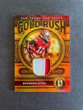 2022 Gold Standard BRANDON AIYUK “Gold Rush” Jersey Relic Patch /25! Beauty!