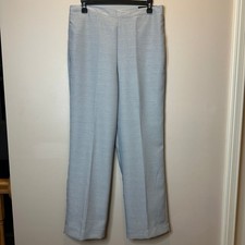 NWT Alfred Dunner Classic Fit Comfort Waist Pants Dove Grey Womens Size 10 Work