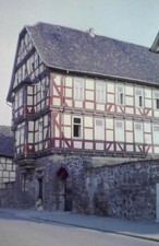 Old glass Agfa color wedding house Fritzlar Hessen Schwalm-Eder-Kreis