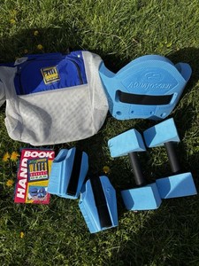 AquaJogger Water Fitness Bundle Belt Dumbbells Ankle Weights Bag Workout Set