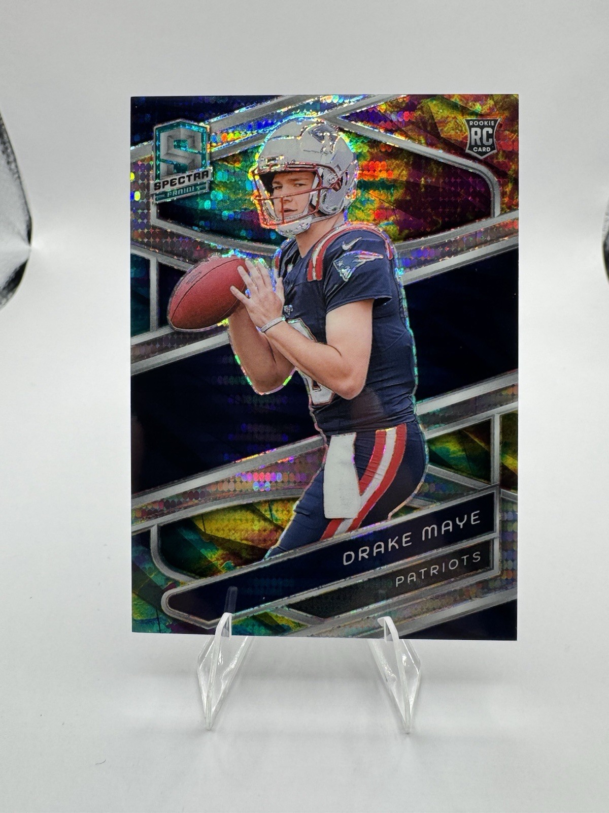 2024 Panini Spectra - Drake Maye #3 Celestial Prizm /99 (RC) Rare Rookie