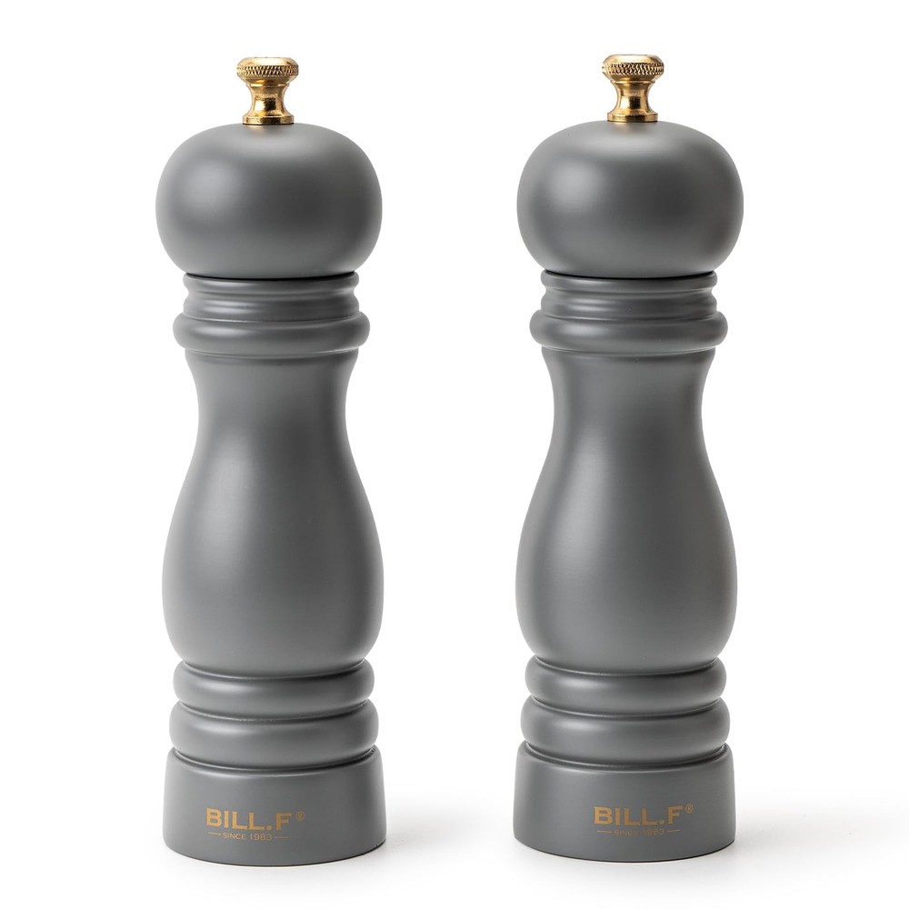 Salt and Pepper Grinder Set Adjustable Mill with Ceramic Core for Fresh Spices