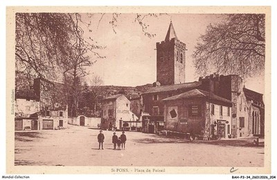 BAHP3-0361-34 - SAINT-PONS - Place de Foirail