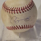 Gary Sanchez Game Used Signed Baseball New York Yankees Steiner COA