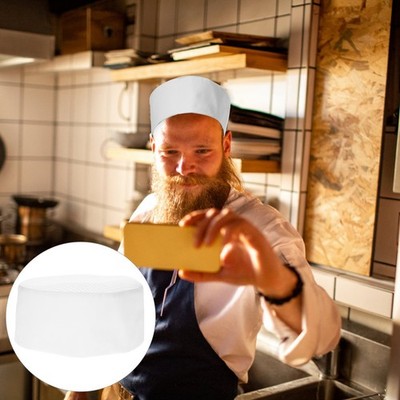 Unisex Chef Hat Universal Cooking Hut Kitchen Arbeitskoch Koch Küche Küchenchef
