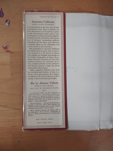 Leonardo Da Vinci - von Antonina Vallentin - 1938 - 1. Auflage - WIKINGER (H1025) - Bild 11 von 21