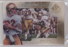 2013 SP Authentic Shadow Box Art Doug Flutie #SBA-8 pn1