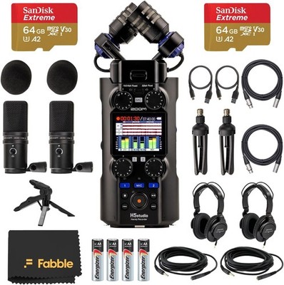 NEW Zoom H5 Studio Handy Recorder Podcast Mic Pack Japan