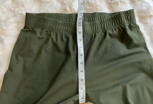 ECHT Army Green Athleisure Logo Pants-Cute-Comfy-Active-Size XL - Picture 8 of 11