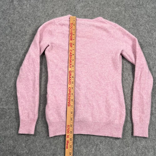 Maglione pullover girocollo Charter Club lusso cashmere rosa donna taglia XS - Foto 3 di 4