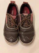 Sorel Boots Women's 8 Brown Red Tivoli Low Rain Waterproof Duck Shoes