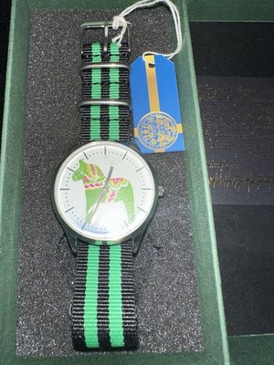 Vintage Limited Edition Dala Horse Swedish Heritage Wrist Watch Green Band New