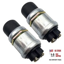 2pcs Engine Start Push Button Momentary Starter Switch 12V Weatherproof Push