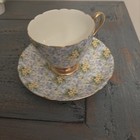 VTG Shelley Primrose Chintz Gold Trim Cup and Saucer Set England Fine Bone China — photo 1